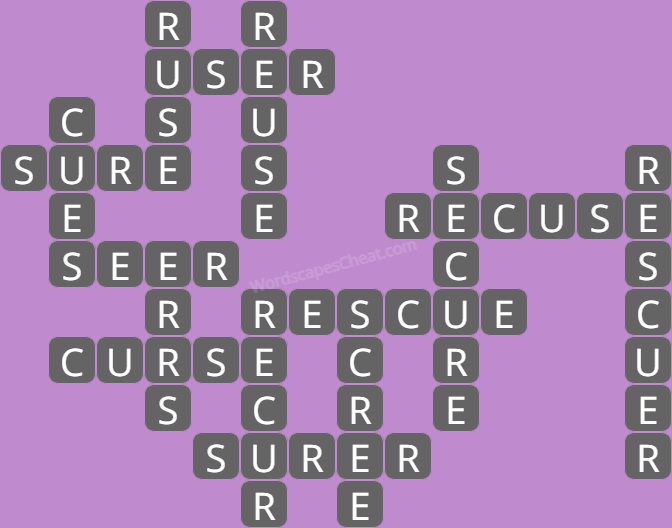 Wordscapes level 8518 answers