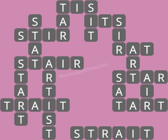 Wordscapes level 8539 answers