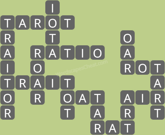 Wordscapes level 8543 answers