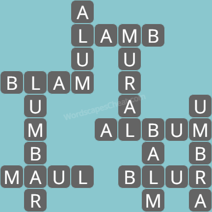 Wordscapes level 8546 answers