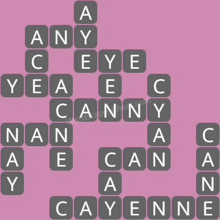 Wordscapes level 8579 answers