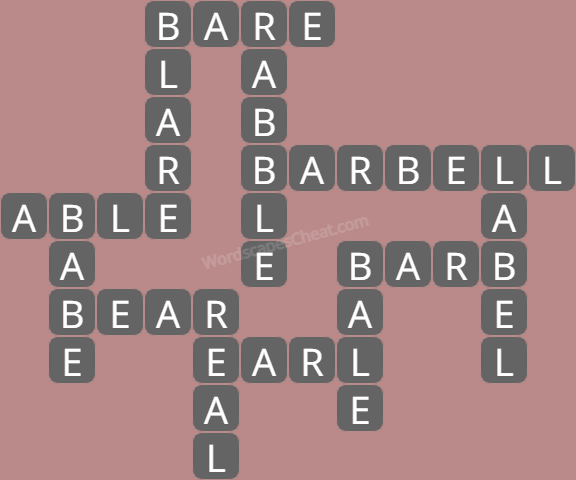 Wordscapes level 8580 answers