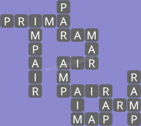 Wordscapes level 8587 answers