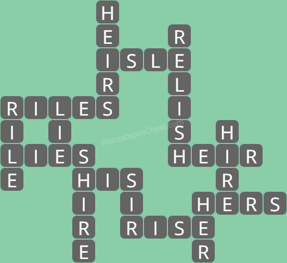 Wordscapes level 8595 answers