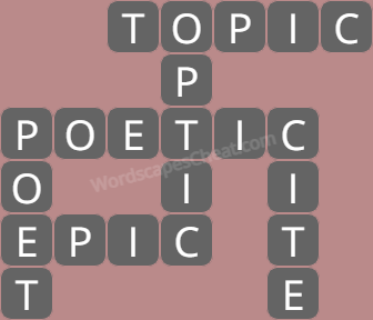 Wordscapes level 8610 answers