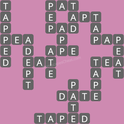 Wordscapes level 8649 answers