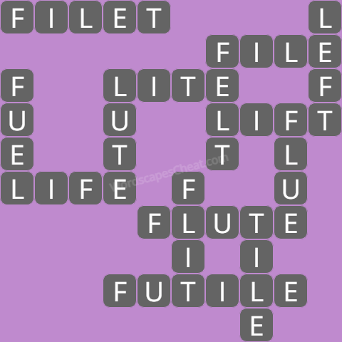 Wordscapes level 8678 answers