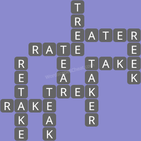 Wordscapes level 8687 answers