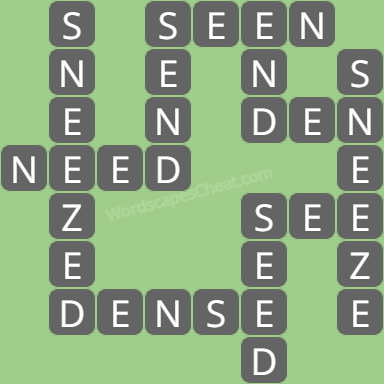Wordscapes level 8694 answers