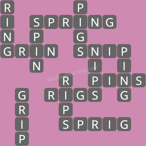 Wordscapes level 8699 answers