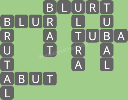 Wordscapes level 8734 answers