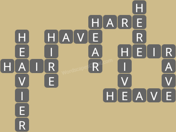 Wordscapes level 8912 answers