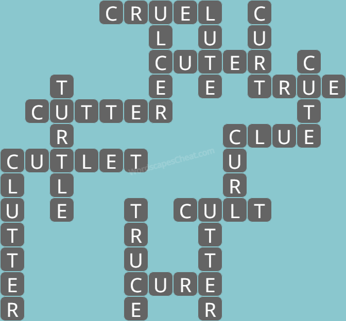 Wordscapes level 8976 answers