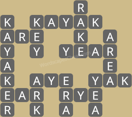 Wordscapes level 9222 answers