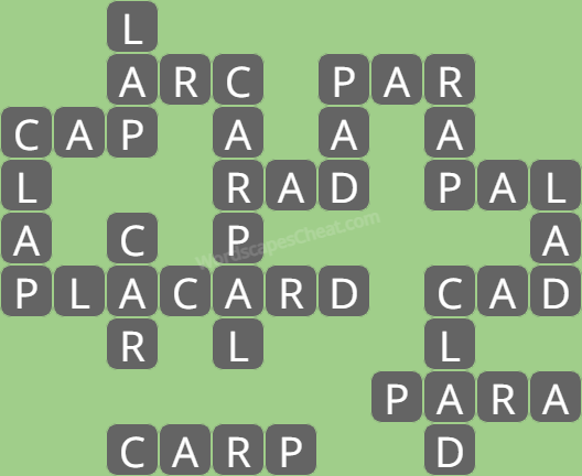 Wordscapes level 9244 answers