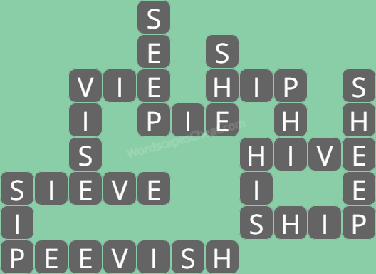 Wordscapes level 9345 answers