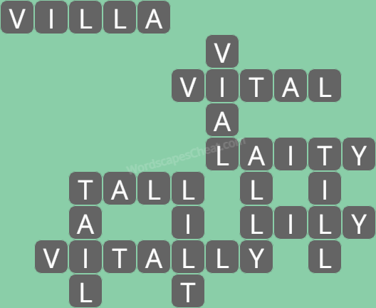 Wordscapes level 9365 answers
