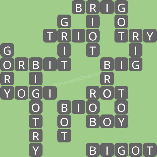 Wordscapes level 9534 answers