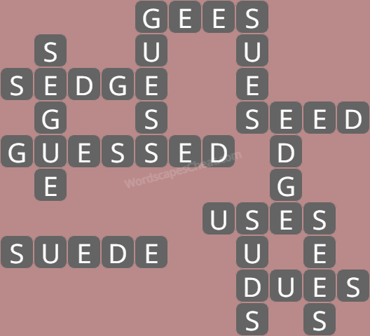 Wordscapes level 9650 answers