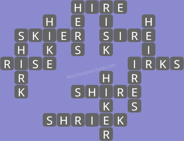 Wordscapes level 9657 answers