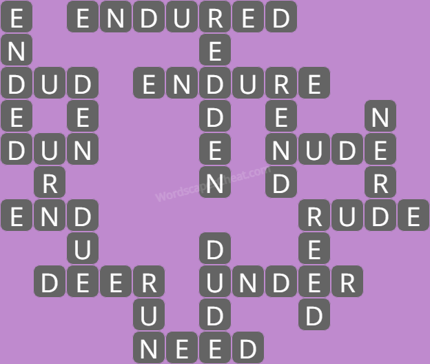 Wordscapes level 9658 answers