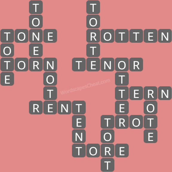 Wordscapes level 9661 answers