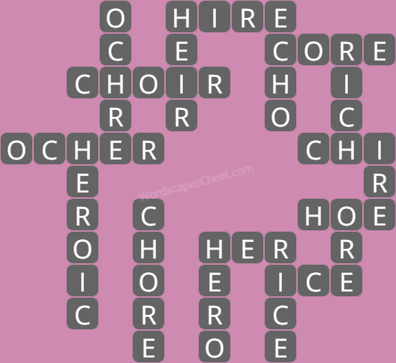 Wordscapes level 9729 answers