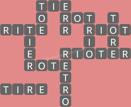 Wordscapes level 9781 answers