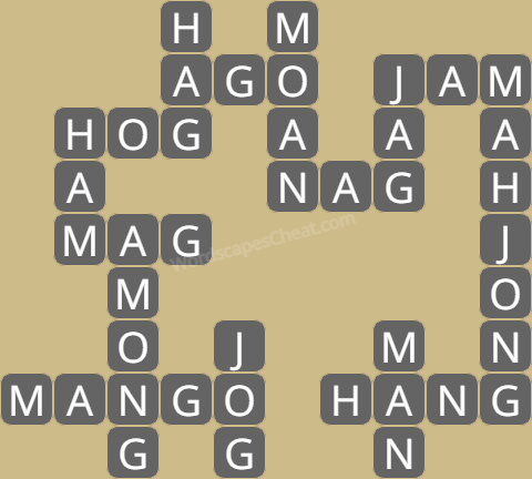 Wordscapes level 9782 answers