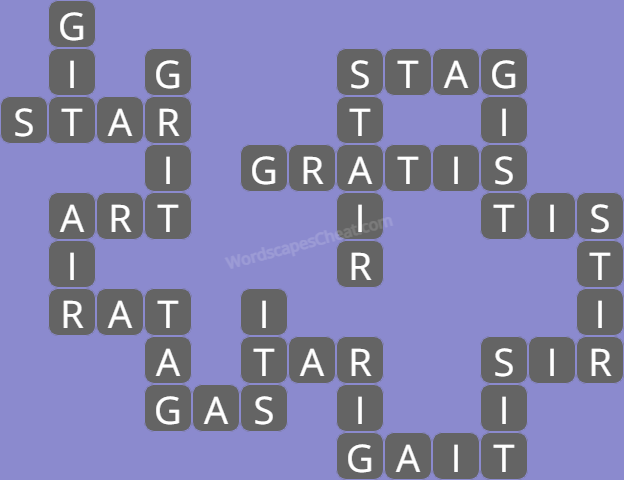 Wordscapes level 9817 answers