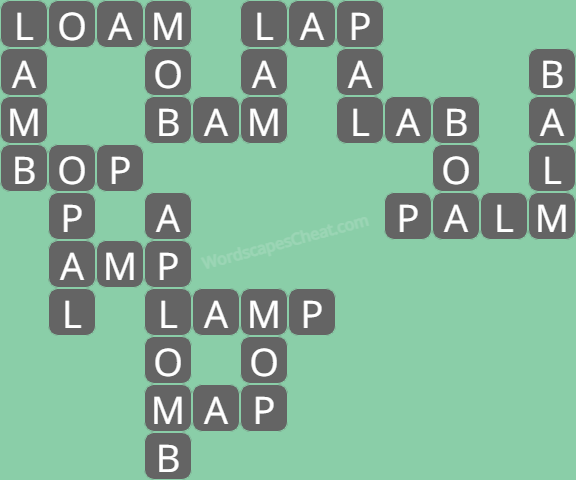 Wordscapes level 9825 answers