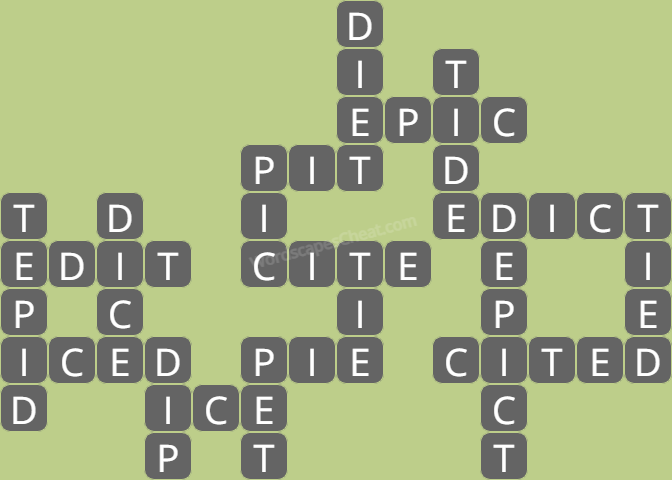 Wordscapes level 9843 answers