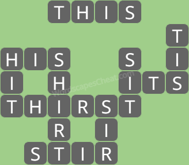 Wordscapes level 9854 answers