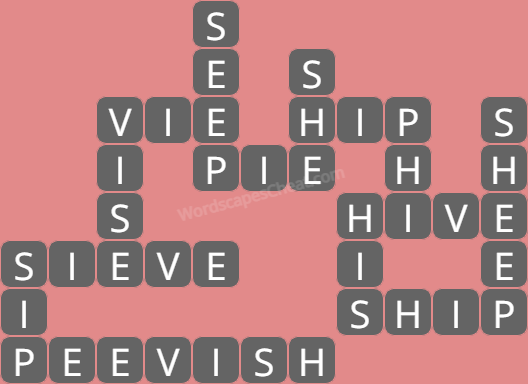 Wordscapes level 9861 answers