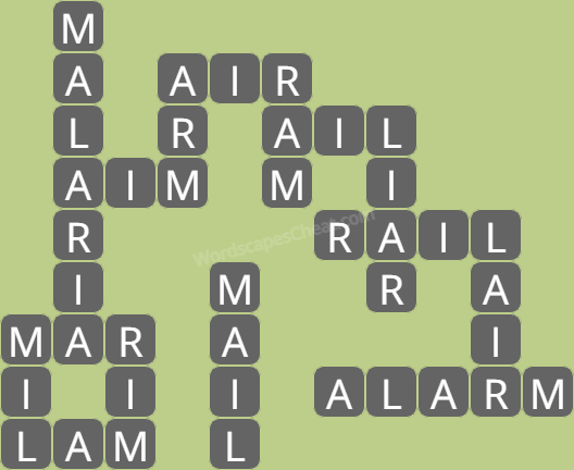 Wordscapes level 9863 answers