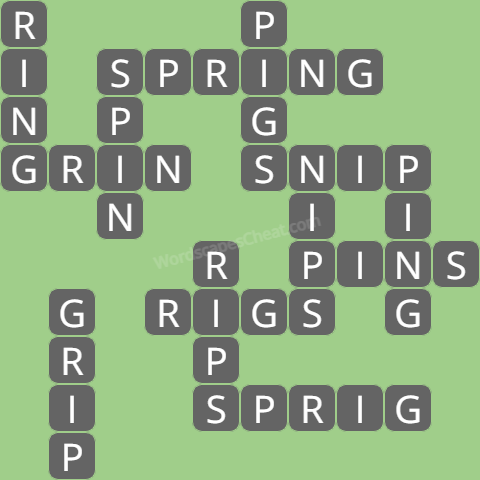 Wordscapes level 9864 answers