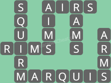 Wordscapes level 9885 answers