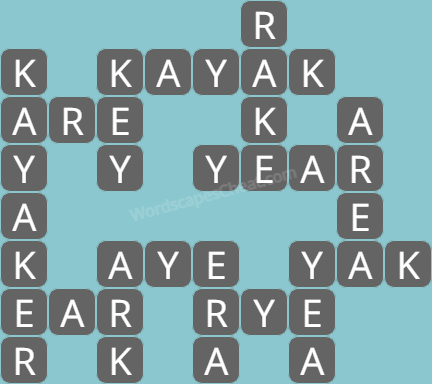 Wordscapes level 9936 answers